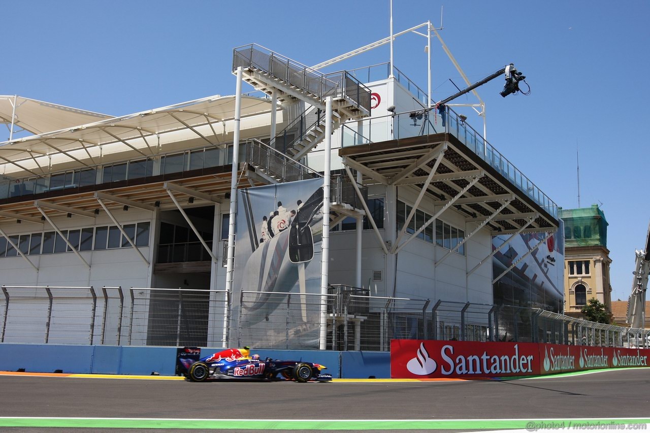 GP EUROPA, 25.06.2011- Qualifiche, Mark Webber (AUS), Red Bull Racing, RB7 