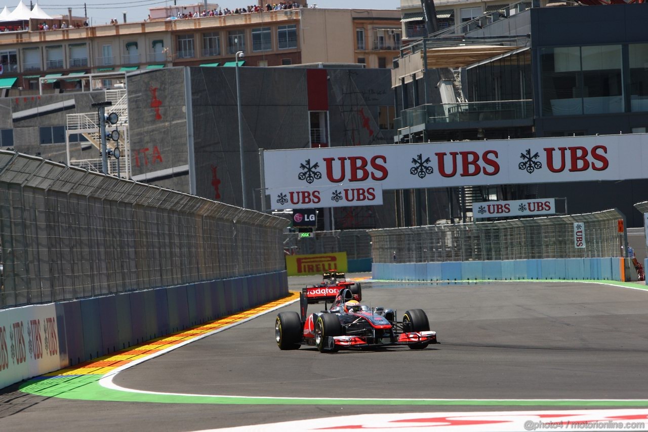 GP EUROPA, 25.06.2011- Qualifiche, Lewis Hamilton (GBR), McLaren  Mercedes, MP4-26 