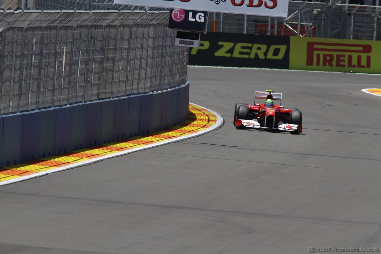 GP EUROPA, 25.06.2011- Qualifiche, Felipe Massa (BRA), Ferrari, F-150 Italia 