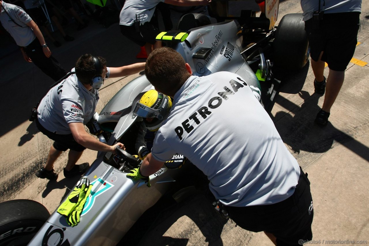 GP EUROPA, 25.06.2011- Prove Libere 3, Sabato,  Nico Rosberg (GER), Mercedes GP Petronas F1 Team, MGP W02 
