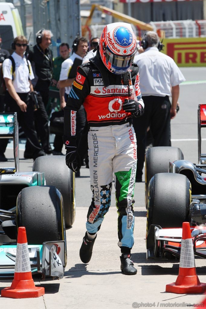 GP EUROPA, 25.06.2011- Qualifiche, Jenson Button (GBR), McLaren  Mercedes, MP4-26 