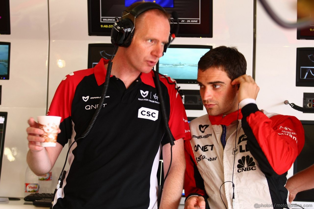 GP EUROPA, 24.06.2011- Prove Libere 1, Venerdi', Jerome D'Ambrosio (BEL), Marussia Virgin Racing VR-02 