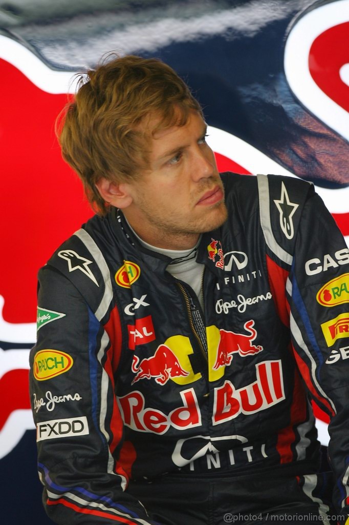 GP EUROPA, 24.06.2011- Prove Libere 1, Venerdi', Sebastian Vettel (GER), Red Bull Racing, RB7 