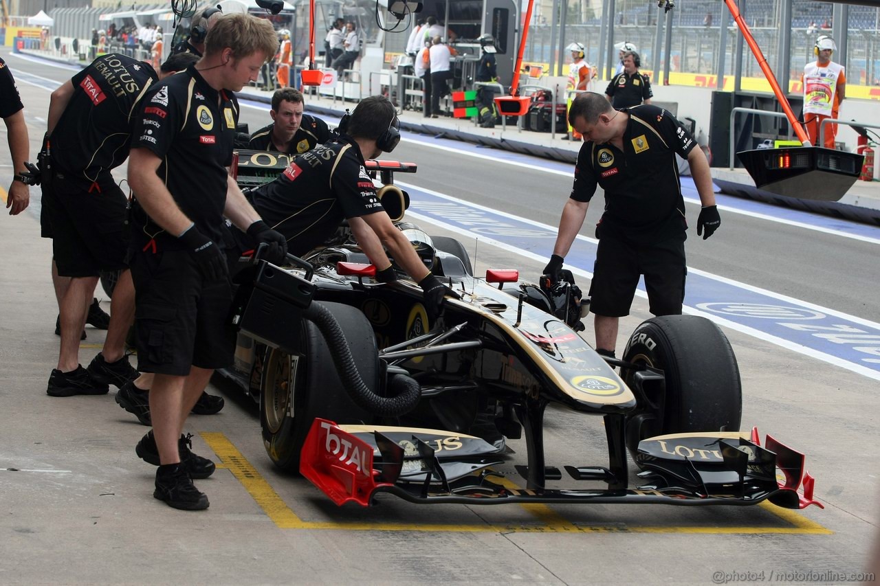 GP EUROPA, 24.06.2011- Prove Libere 1, Venerdi', Nick Heidfeld (GER) Lotus Renault GP R31  