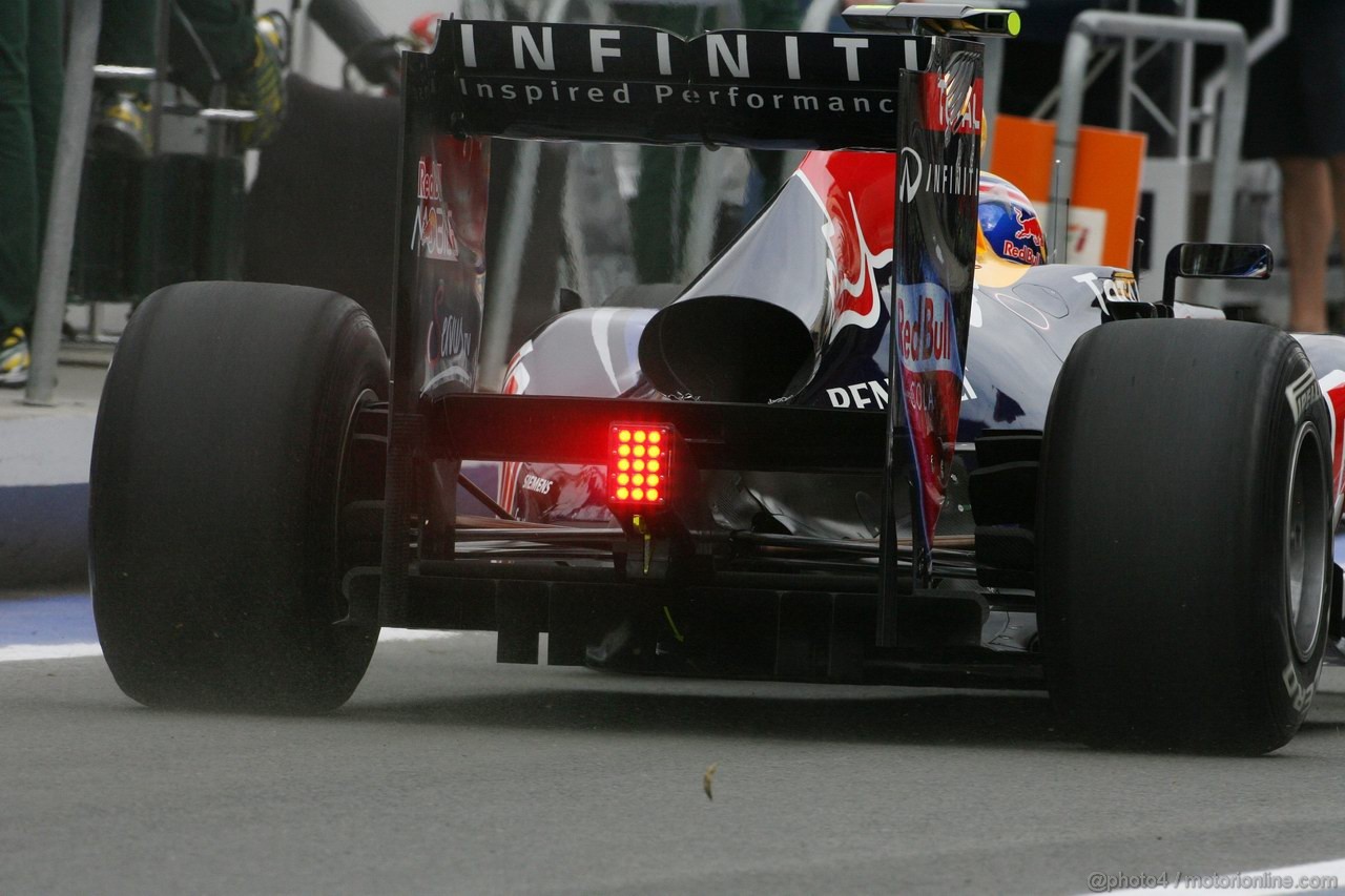 GP EUROPA, 24.06.2011- Prove Libere 1, Venerdi', Mark Webber (AUS), Red Bull Racing, RB7 