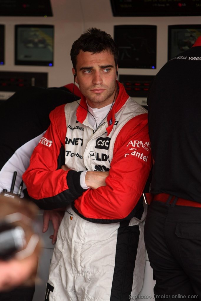 GP EUROPA, 24.06.2011- Prove Libere 1, Venerdi', Jerome D'Ambrosio (BEL), Marussia Virgin Racing VR-02 