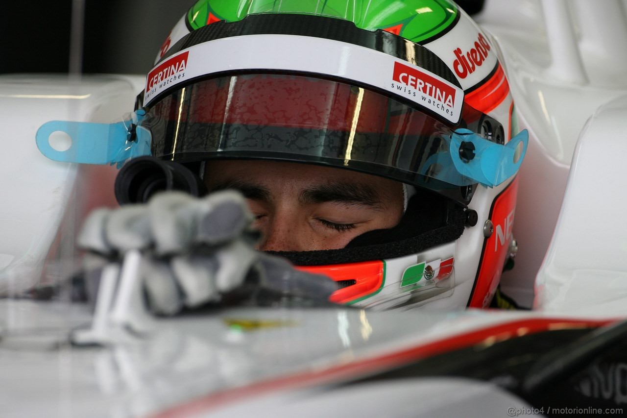 GP EUROPA, 24.06.2011- Prove Libere 1, Venerdi', Sergio Pérez (MEX), Sauber F1 Team C30 