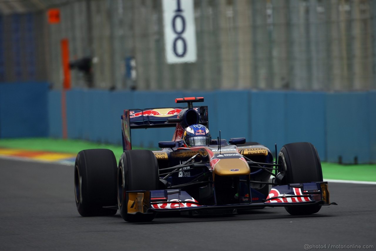 GP EUROPA, 24.06.2011- Prove Libere 1, Venerdi', Daniel Ricciardo (AUS), Test Driver Scuderia Toro Rosso, STR6 