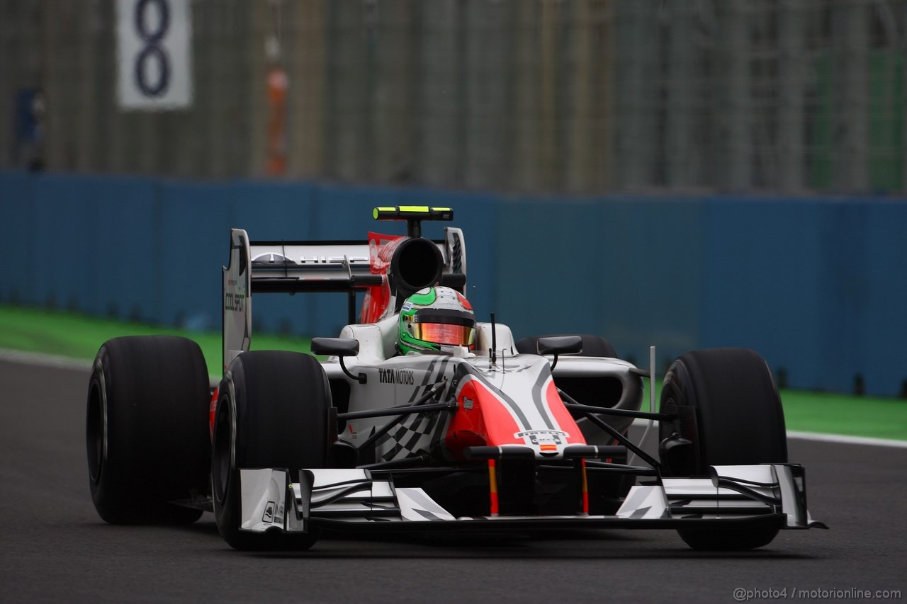 GP EUROPA, 24.06.2011- Prove Libere 1, Venerdi', Vitantonio Liuzzi (ITA), Hispania Racing F1 Team, HRT  