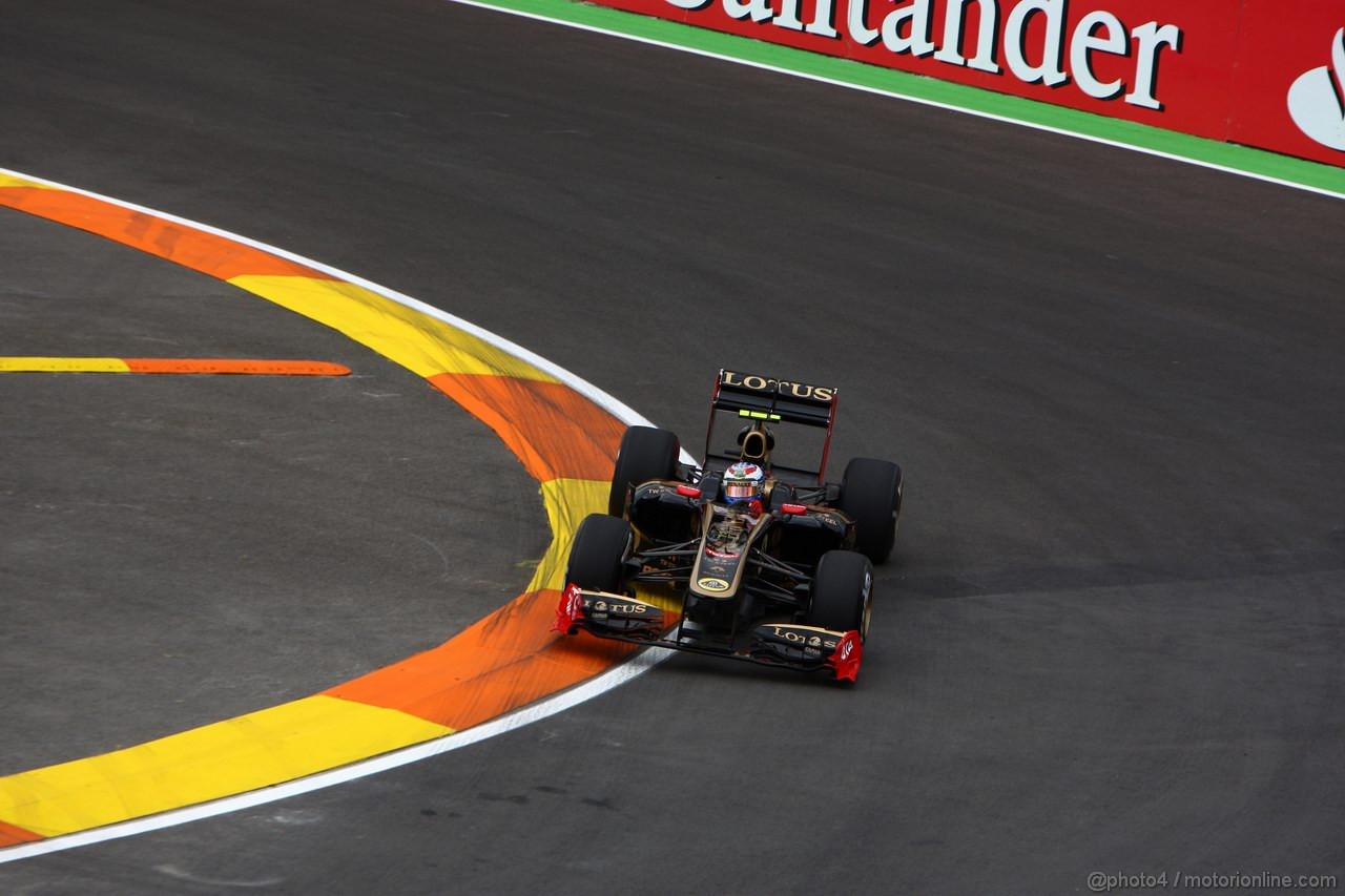 GP EUROPA, 24.06.2011- Prove Libere 1, Venerdi', Vitaly Petrov (RUS), Lotus Renault GP, R31 