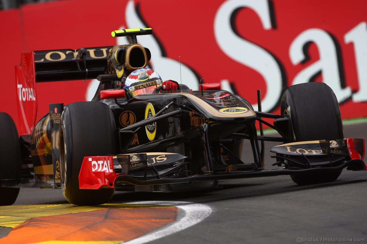 GP EUROPA, 24.06.2011- Prove Libere 1, Venerdi', Vitaly Petrov (RUS), Lotus Renault GP, R31  