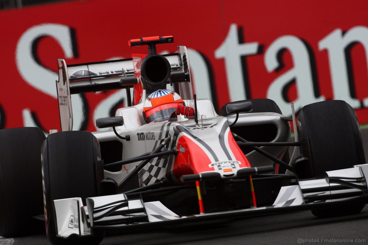 GP EUROPA, 24.06.2011- Prove Libere 1, Venerdi', Narain Karthikeyan (IND), Hispania Racing F1 Team, HRT 