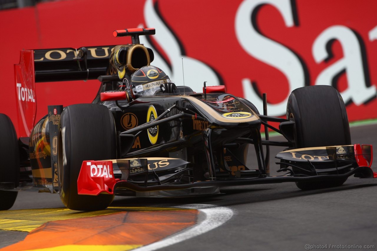 GP EUROPA, 24.06.2011- Prove Libere 1, Venerdi', Nick Heidfeld (GER) Lotus Renault GP R31  