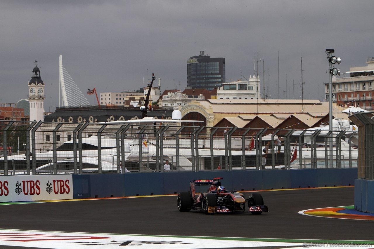 GP EUROPA, 24.06.2011- Prove Libere 1, Venerdi', Daniel Ricciardo (AUS), Test Driver Scuderia Toro Rosso, STR6 