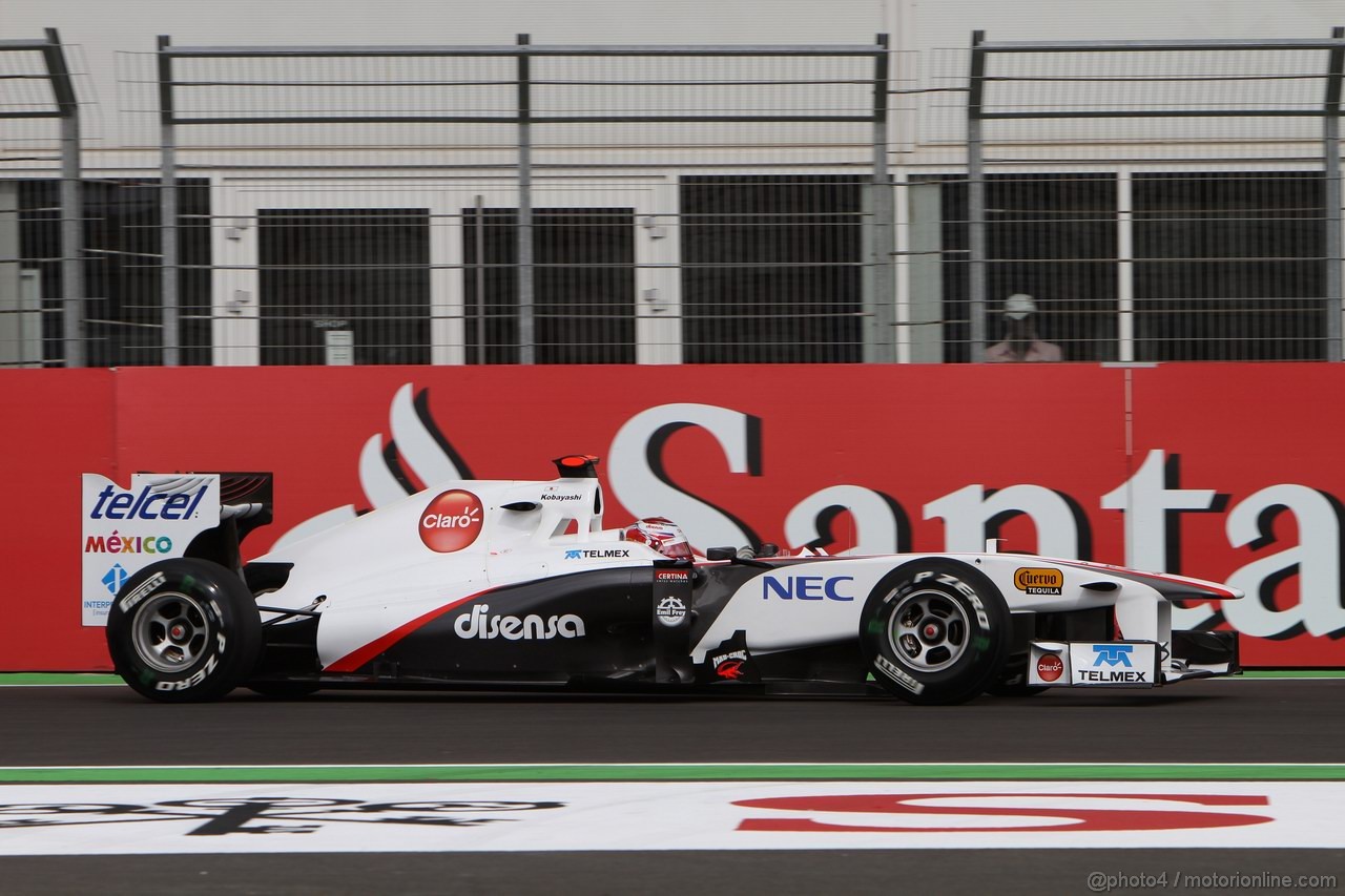 GP EUROPA, 24.06.2011- Prove Libere 1, Venerdi', Kamui Kobayashi (JAP), Sauber F1 Team C30 