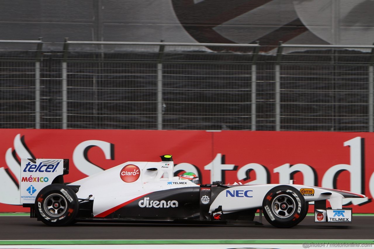 GP EUROPA, 24.06.2011- Prove Libere 1, Venerdi', Sergio Pérez (MEX), Sauber F1 Team C30 