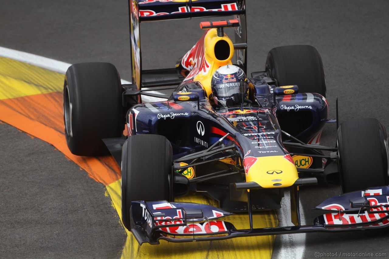 GP EUROPA, 24.06.2011- Prove Libere 1, Venerdi', Sebastian Vettel (GER), Red Bull Racing, RB7 