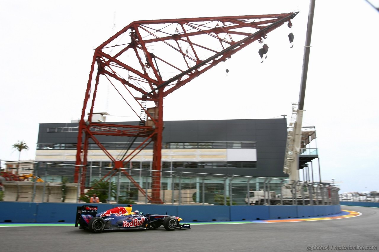 GP EUROPA, 24.06.2011- Prove Libere 1, Venerdi', Sebastian Vettel (GER), Red Bull Racing, RB7 