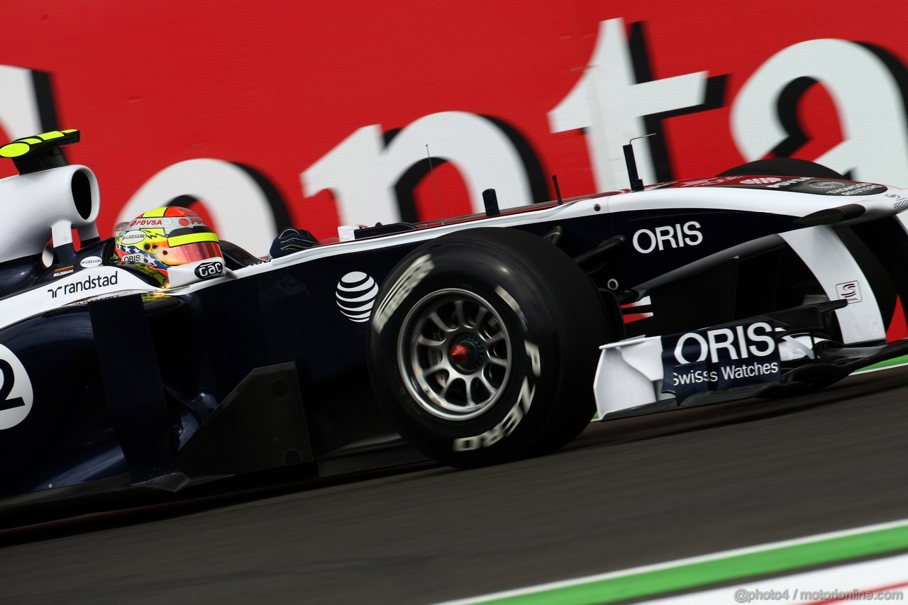 GP EUROPA, 24.06.2011- Prove Libere 1, Venerdi', Pastor Maldonado (VEN), Williams FW33 