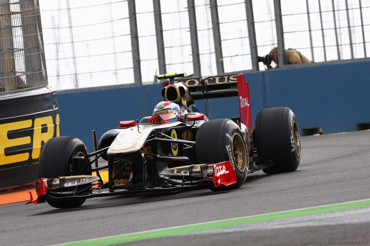 GP EUROPA, 24.06.2011- Prove Libere 1, Venerdi', Vitaly Petrov (RUS), Lotus Renault GP, R31 