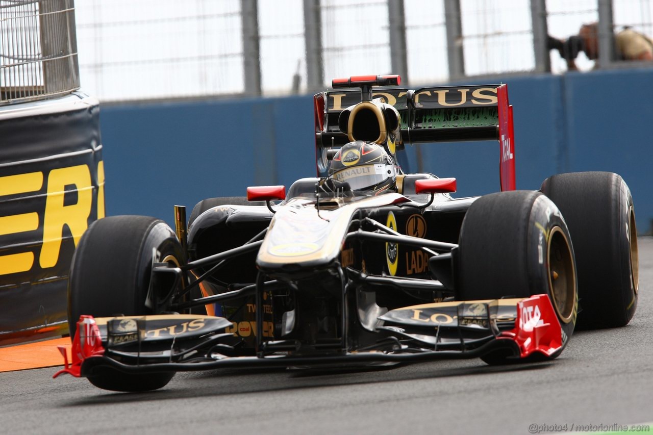 GP EUROPA, 24.06.2011- Prove Libere 1, Venerdi', Nick Heidfeld (GER) Lotus Renault GP R31  