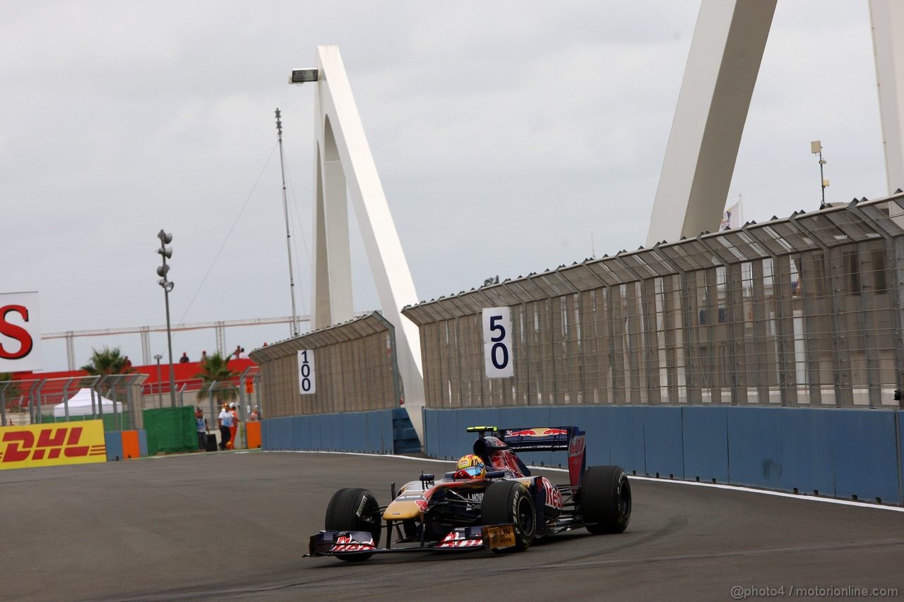 GP EUROPA, 24.06.2011- Prove Libere 1, Venerdi', Jaime Alguersuari (SPA), Scuderia Toro Rosso, STR6 