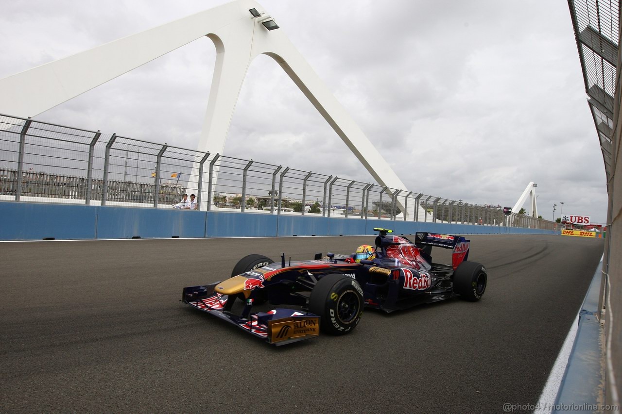 GP EUROPA, 24.06.2011- Prove Libere 1, Venerdi', Jaime Alguersuari (SPA), Scuderia Toro Rosso, STR6 