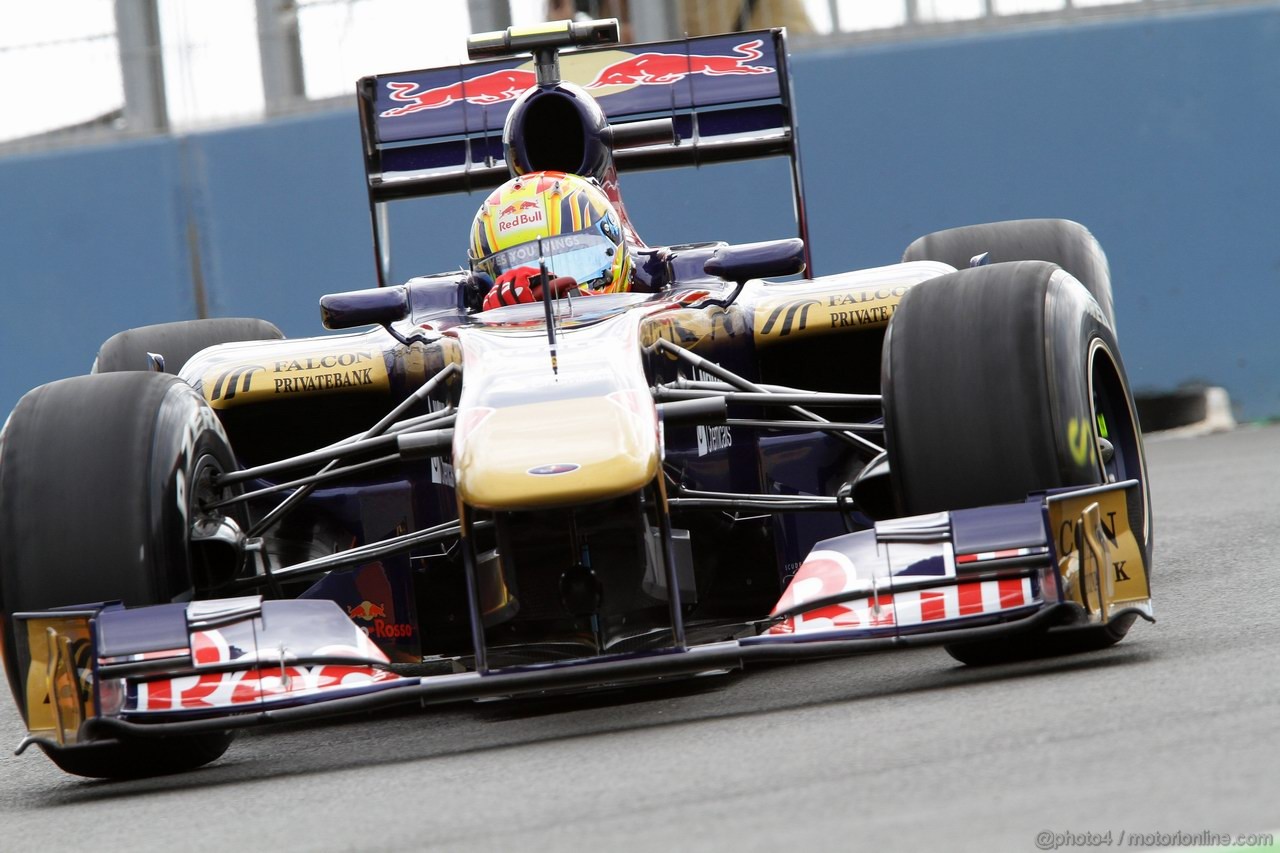 GP EUROPA, 24.06.2011- Prove Libere 1, Venerdi', Jaime Alguersuari (SPA), Scuderia Toro Rosso, STR6 