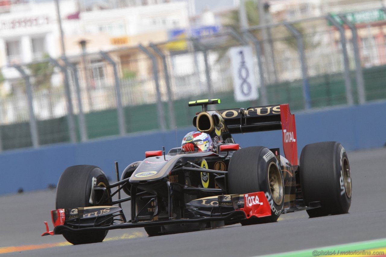 GP EUROPA, 24.06.2011- Prove Libere 1, Venerdi', Vitaly Petrov (RUS), Lotus Renault GP, R31 