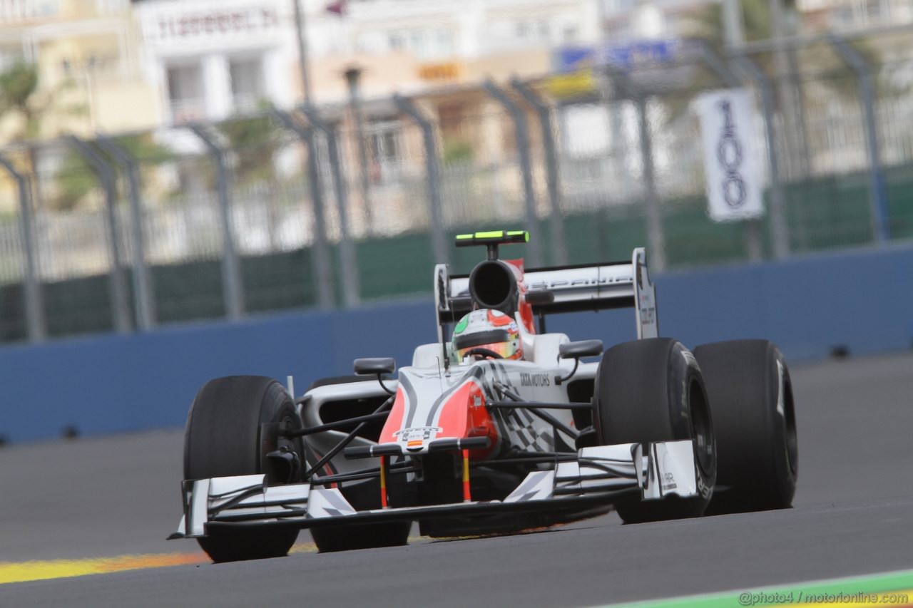 GP EUROPA, 24.06.2011- Prove Libere 1, Venerdi', Vitantonio Liuzzi (ITA), Hispania Racing F1 Team, HRT  