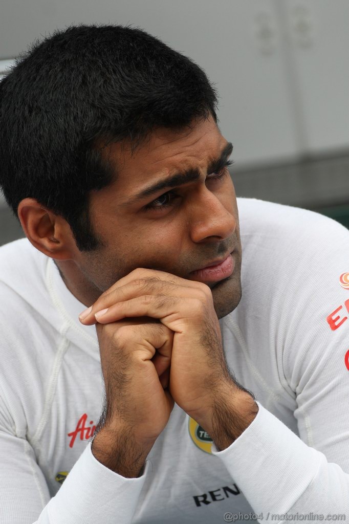 GP EUROPA, 24.06.2011- Prove Libere 1, Venerdi', Karun Chandhok (IND), Test Driver, Team Lotus, TL11  