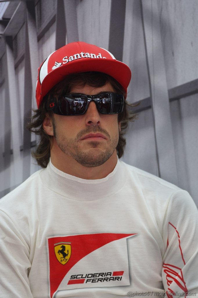 GP EUROPA, 24.06.2011- Prove Libere 1, Venerdi', Fernando Alonso (ESP), Ferrari, F-150 Italia 