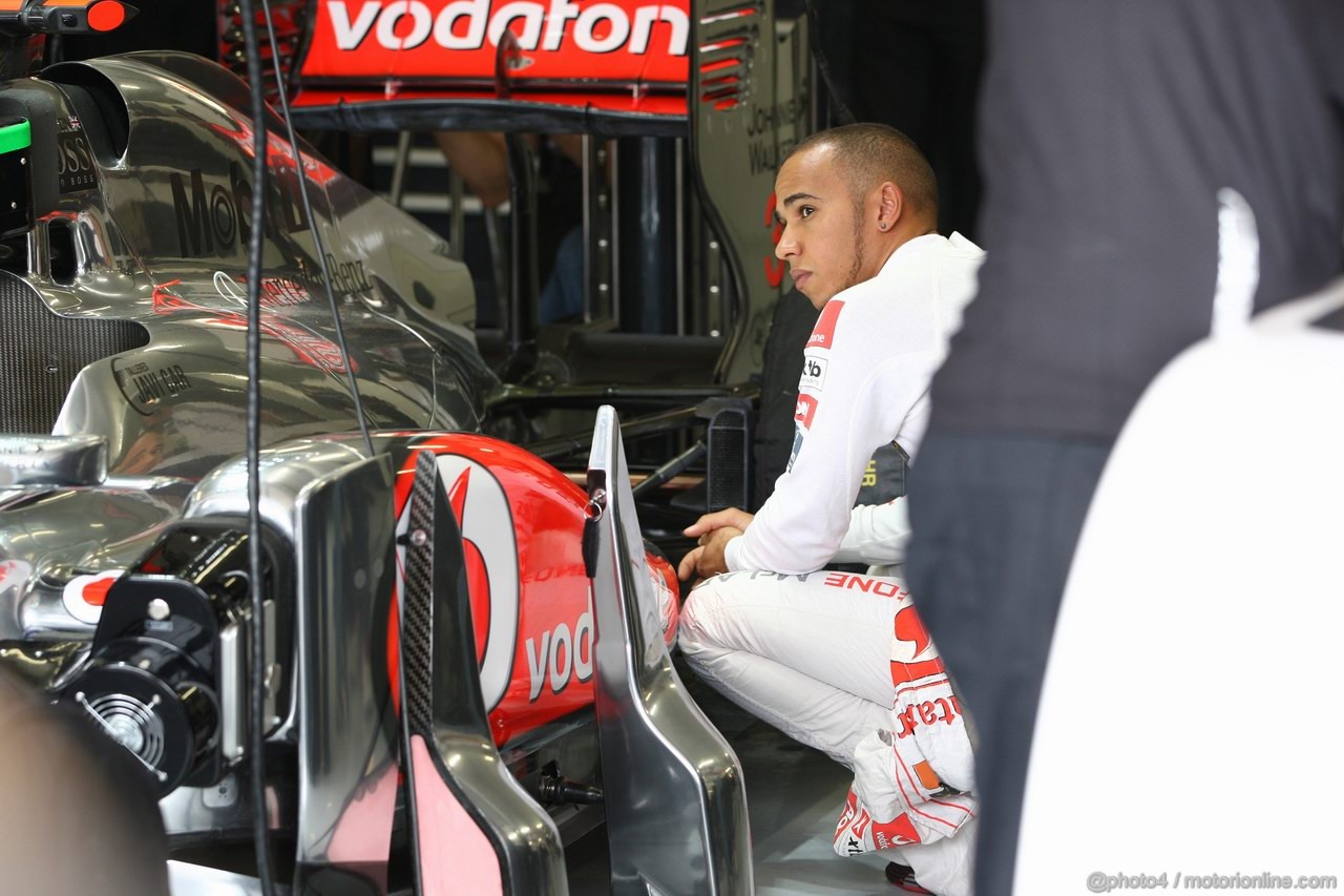 GP EUROPA, 24.06.2011- Prove Libere 1, Venerdi', Lewis Hamilton (GBR), McLaren  Mercedes, MP4-26 