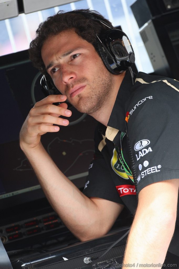 GP EUROPA, 24.06.2011- Prove Libere 1, Venerdi', Bruno Senna (BRA), Test Driver, Lotus Renault GP R31 