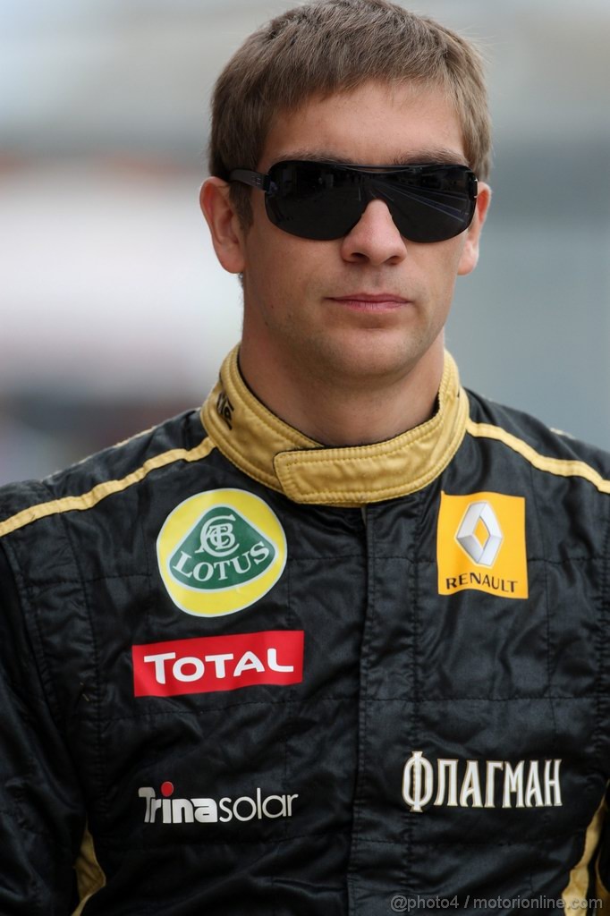 GP EUROPA, 24.06.2011- Prove Libere 1, Venerdi', Vitaly Petrov (RUS), Lotus Renault GP, R31 
