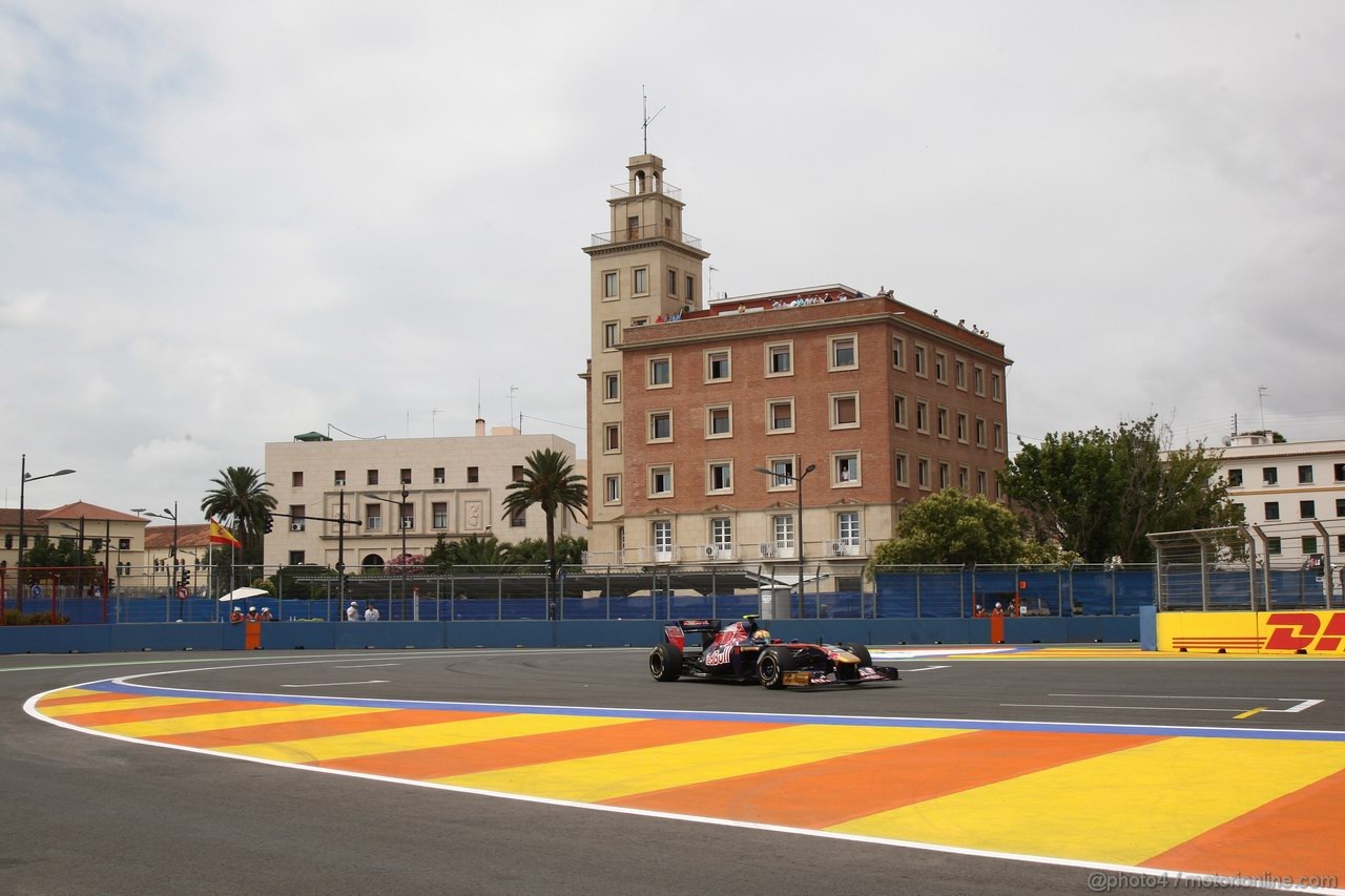 GP EUROPA, 24.06.2011- Prove Libere 1, Venerdi', Jaime Alguersuari (SPA), Scuderia Toro Rosso, STR6 