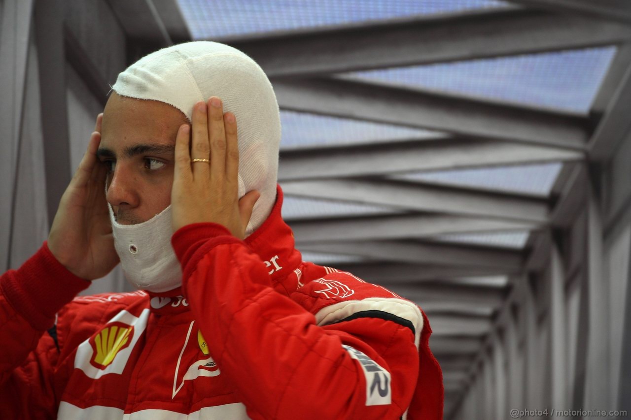 GP EUROPA, 24.06.2011- Prove Libere 1, Venerdi', Felipe Massa (BRA), Ferrari, F-150 Italia 