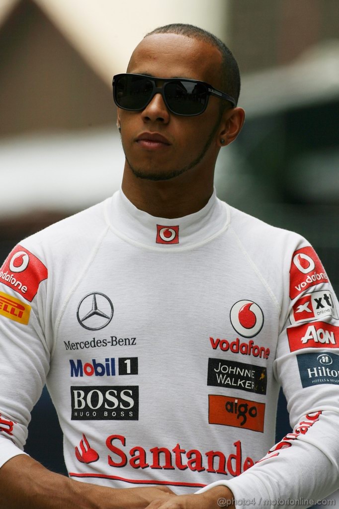 GP EUROPA, 24.06.2011- Prove Libere 2, Venerdi', Lewis Hamilton (GBR), McLaren  Mercedes, MP4-26 