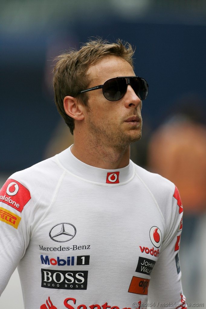 GP EUROPA, 24.06.2011- Prove Libere 2, Venerdi', Jenson Button (GBR), McLaren  Mercedes, MP4-26 