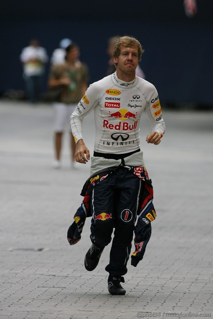 GP EUROPA, 24.06.2011- Prove Libere 2, Venerdi', Sebastian Vettel (GER), Red Bull Racing, RB7 