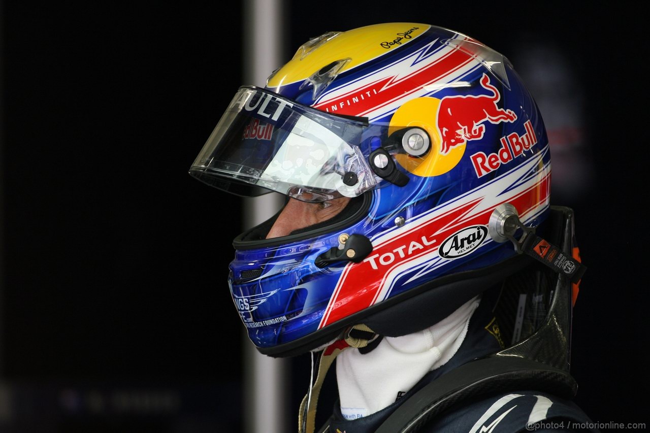 GP EUROPA, 24.06.2011- Prove Libere 2, Venerdi', Mark Webber (AUS), Red Bull Racing, RB7 