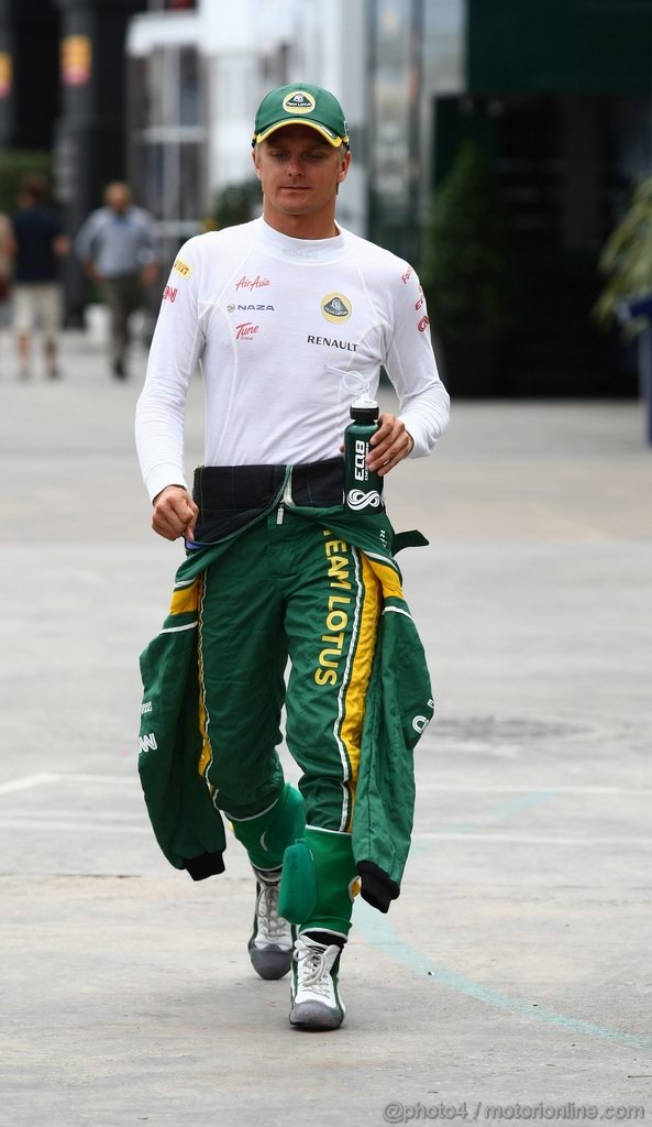 GP EUROPA, 24.06.2011- Prove Libere 2, Venerdi', Heikki Kovalainen (FIN), Team Lotus, TL11 