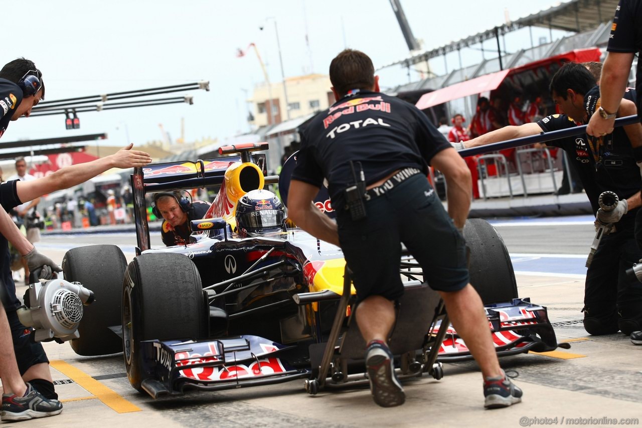 GP EUROPA, 24.06.2011- Prove Libere 2, Venerdi', Sebastian Vettel (GER), Red Bull Racing, RB7 