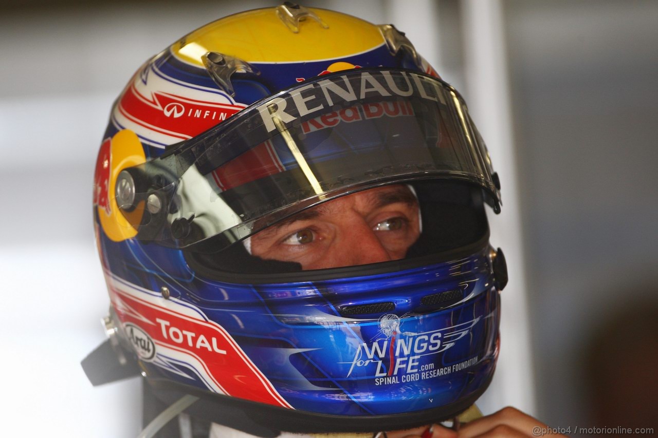 GP EUROPA, 24.06.2011- Prove Libere 2, Venerdi', Mark Webber (AUS), Red Bull Racing, RB7 