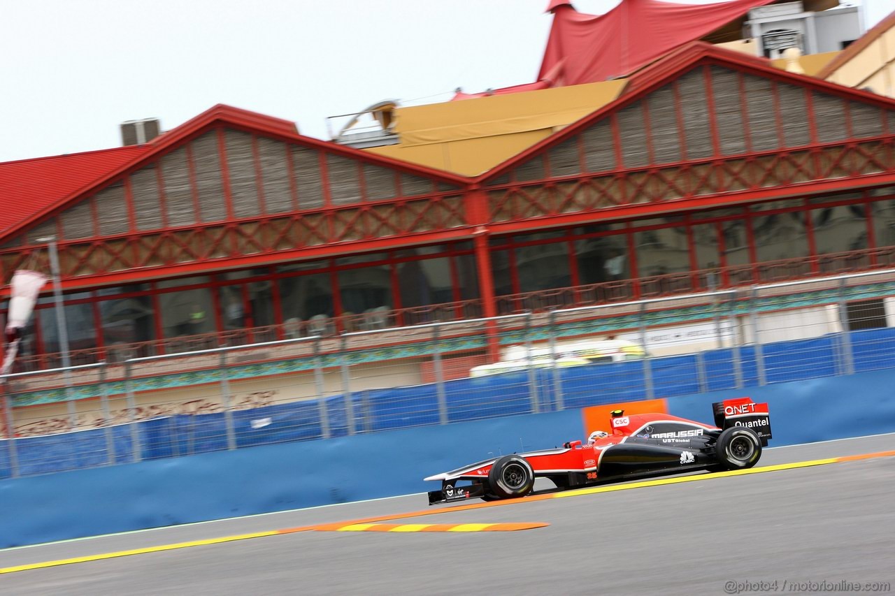 GP EUROPA, 24.06.2011- Prove Libere 2, Venerdi', Jerome D'Ambrosio (BEL), Marussia Virgin Racing VR-02 