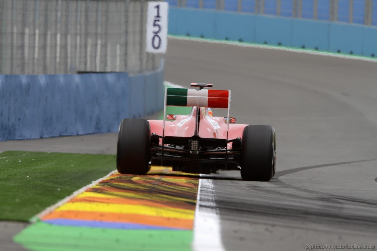 GP EUROPA, 24.06.2011- Prove Libere 2, Venerdi', Fernando Alonso (ESP), Ferrari, F-150 Italia 