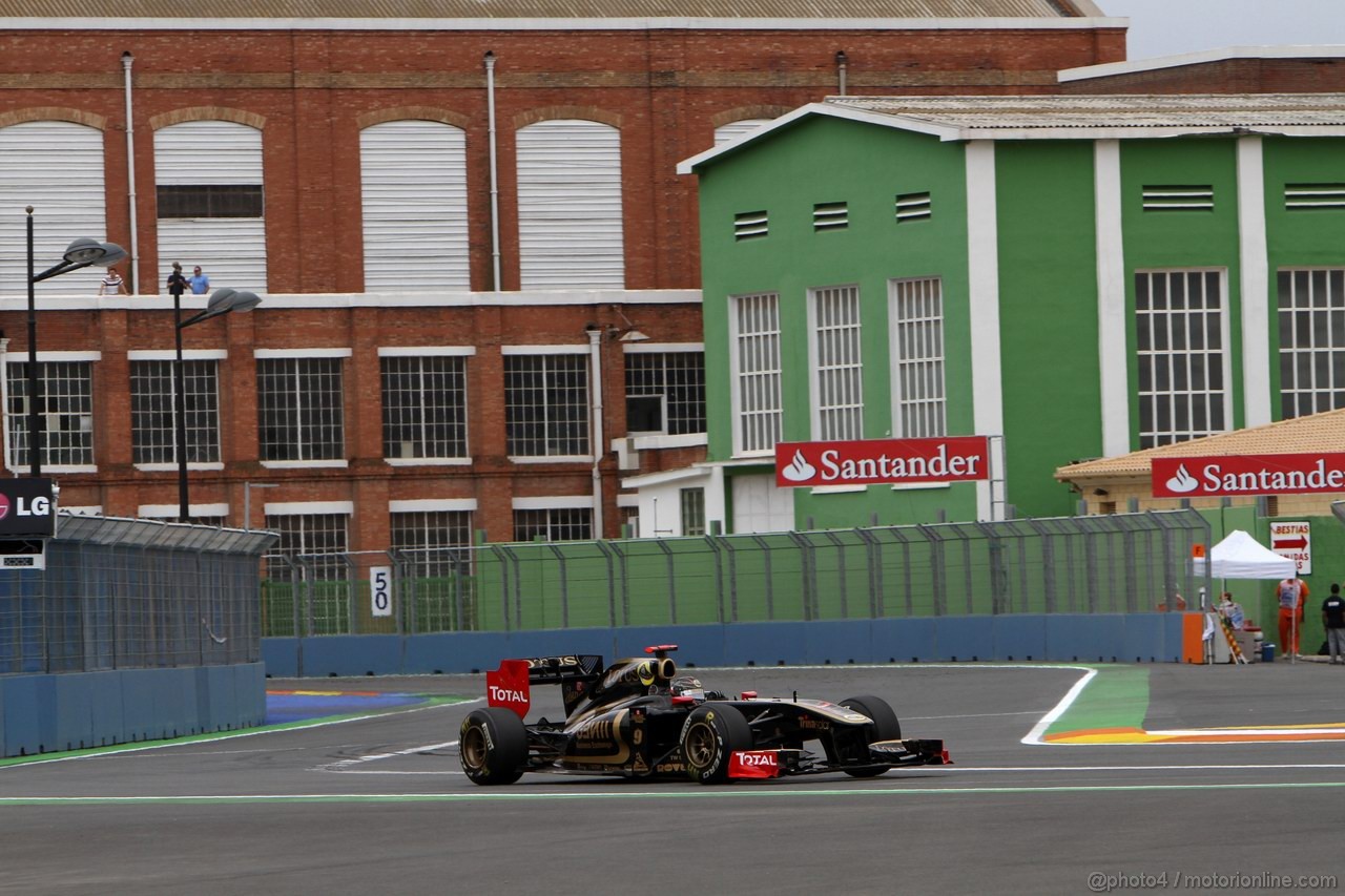 GP EUROPA, 24.06.2011- Prove Libere 2, Venerdi', Nick Heidfeld (GER) Lotus Renault GP R31  