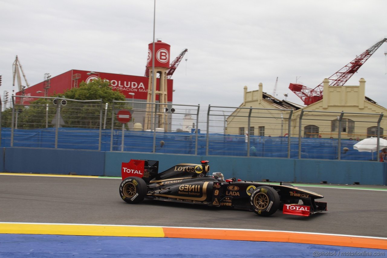 GP EUROPA, 24.06.2011- Prove Libere 2, Venerdi', Nick Heidfeld (GER) Lotus Renault GP R31  