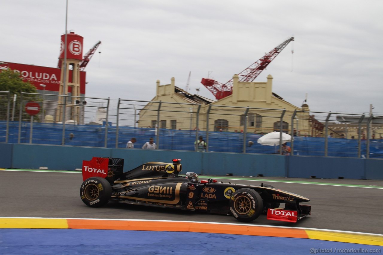 GP EUROPA, 24.06.2011- Prove Libere 2, Venerdi', Nick Heidfeld (GER) Lotus Renault GP R31  