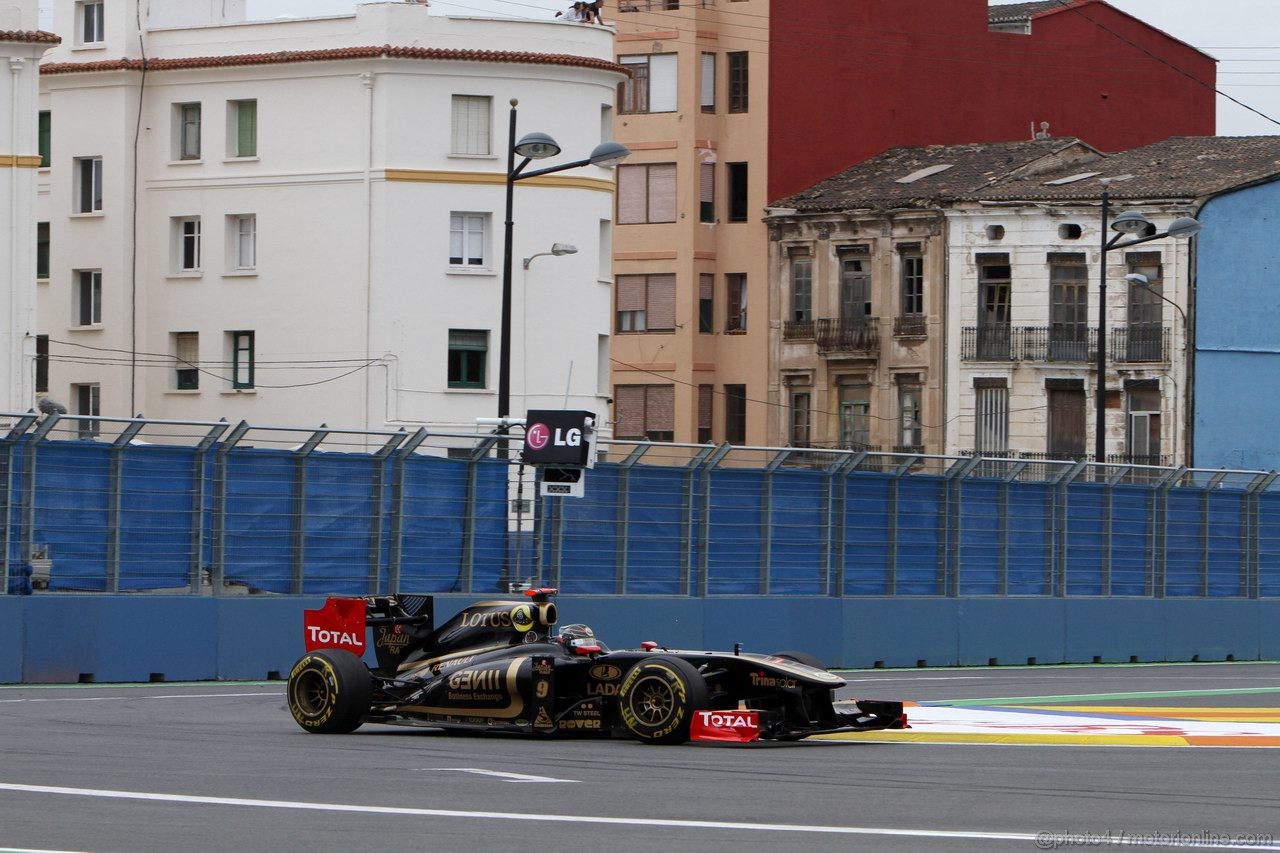 GP EUROPA, 24.06.2011- Prove Libere 2, Venerdi', Nick Heidfeld (GER) Lotus Renault GP R31  